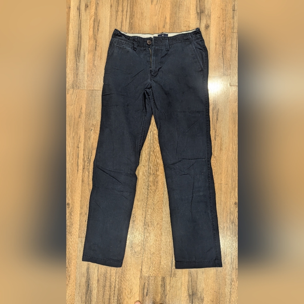 American Eagle Mens Relaxed Straight Pants 32×36